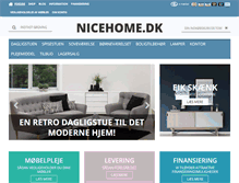 Tablet Screenshot of nicehome.dk